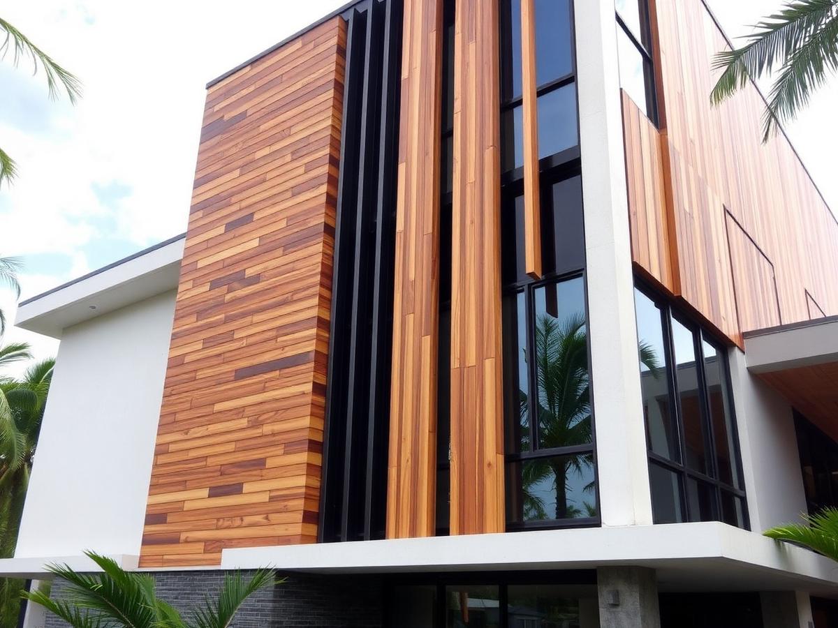 Bardage — chantier RCE Pro Bat en Guadeloupe
