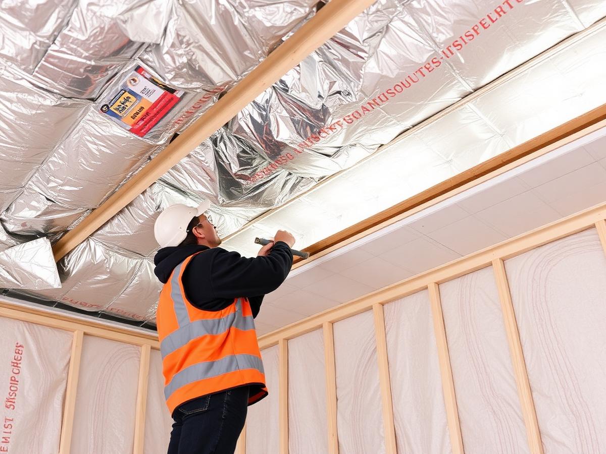 Isolation — chantier RCE Pro Bat en Guadeloupe